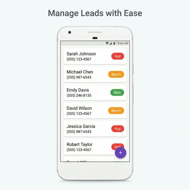 KroLead leads list screenshot